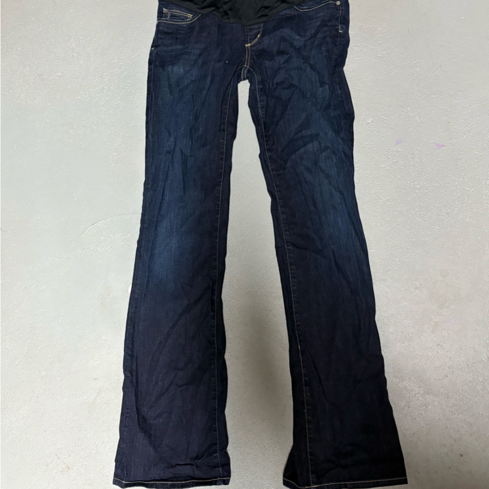 Maternity Dark Blue Denim Jeans